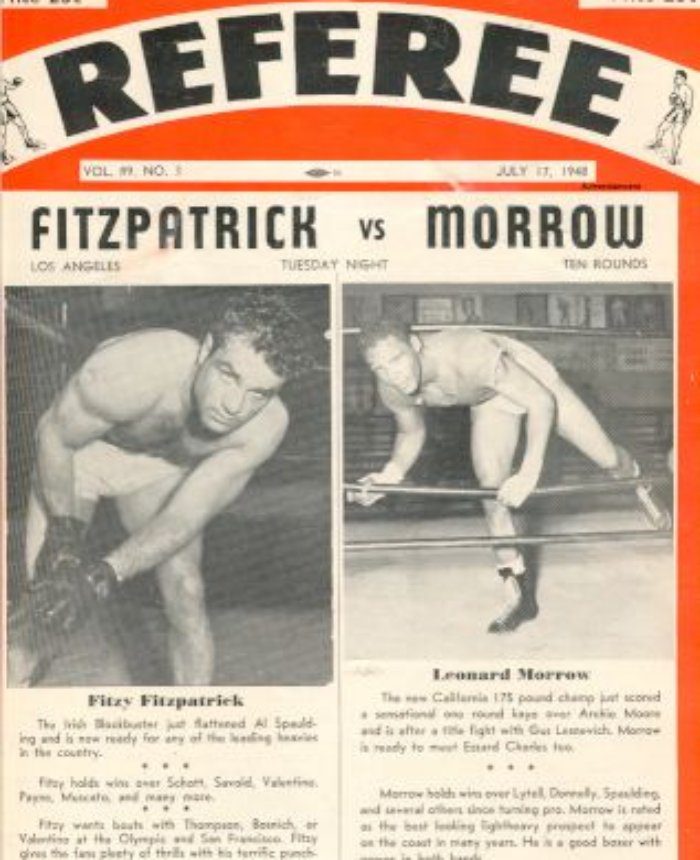 Referree Magazine Fitzpatrick VS Morrow